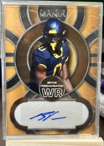 2023 Wild Card Auto Mania Bryce Ford Wheaton RC Auto #D 3/4 NY Giants SSP - Bild 1 von 2
