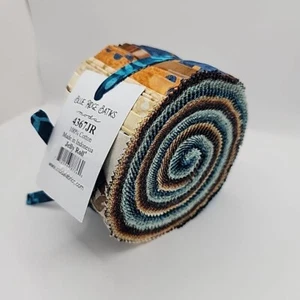 NEW Jelly Roll - Blue Ridge Batiks Moda 2.5" Strips Cotton Fabric Precuts... - Picture 1 of 7