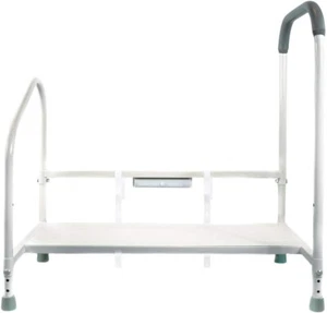 Step2Bed Adjustable Height Bed Rails with LED Light - Bed Step Stool Grab Bar
