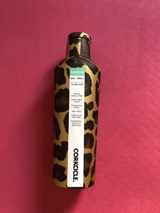 NEW Lux Leopard corkcicle canteen VIP water bottle 16 OZ Limited Edition! RARE - Picture 1 of 10