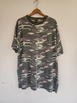 Camiseta de Colección City Wear Para Hombres 4X Camuflada Woodland Camisa Camuflada  Foto 1 de 4