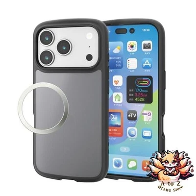 NEW ELECOM iPhone 17 Pro Case Clear Impact-Resistant Shock-Absorbing Hybrid - Image 1 of 4