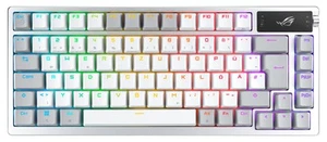 ASUS ROG Azoth keyboard Gaming USB + RF Wireless + Bluetooth White - Picture 1 of 5