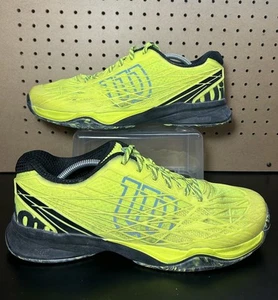 Wilson Kaos HC Tennis Pickleball Shoes Sneakers Volt Black Mens Size 13 - Picture 1 of 7