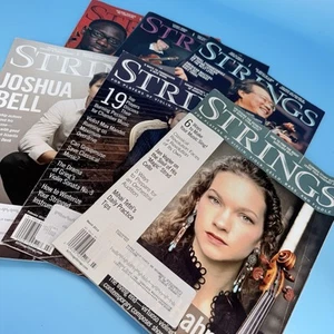 Strings Magazine Classical Music Violin 6 Back Issues 3/2014-12/2019 + 1 poster - Picture 1 of 8