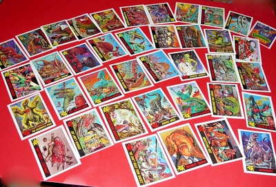 1988 Topps Dinosaurs Attack!  Card Set 51 Cards 11 Stickers - Image 1 of 3