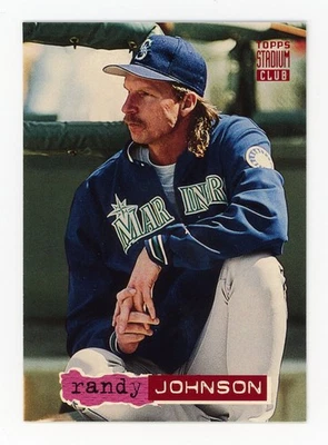 1994 Stadium Club #438 Randy Johnson Mariners - Image 1 of 2