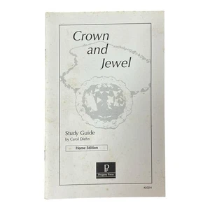 Crown and Jewel Study Guide By Carol Diehn Home Ed~1993 Progeny Press #202H P501 - Picture 1 of 8