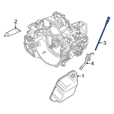 For Volvo S60 2001-2009 Volvo 9495020 Automatic Transmission Dipstick Foto 1 de 2