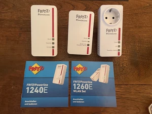 AVM FRITZ!Powerline 1260E und 1220E WLAN Set - Bild 1 von 4