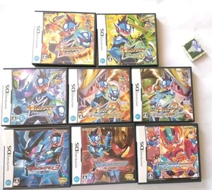 Lotto 7 DS Megaman Star Force 1 2 3 Reo Pegasus Dragon Berserk Giappone gioco CAPCOM - Foto 1 di 24