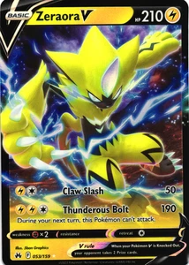 Zeraora V 053/159 Corona Zenith Ultra Raro Pokémon Envío Ahora - Imagen 1 de 2