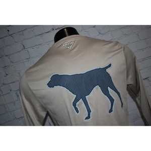 Columbia PHG Mens Size Small Performance Hunting Gear Shirt Pointer Dog Design - Picture 1 of 7