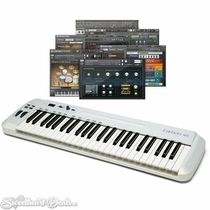 Samson Carbon 49 USB MIDI Keyboard Software Controller Bundle - Picture 1 of 7