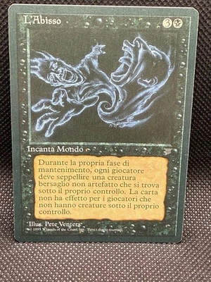 MTG Magic the Gathering The Abyss Italian LP - Image 1 of 2