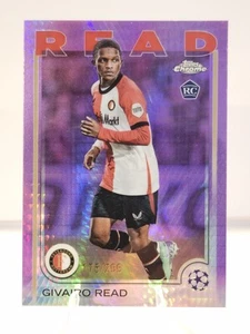 GIVAIRO READ 2024-25 Topps Chrome UEFA Purple Prism /299 Rookie #138 FEYENOORD - Picture 1 of 2