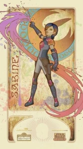 Lin Zy SIGNIERT 2015 Star Wars Celebration AP Kunstshow Druck mit Original Skizze - Bild 1 von 2