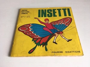 ALBUM DI FIGURINE DIDATTICHE INSETTI SERIE NATURA AMICA BAGGIOLI 1970 COMPLETO - Picture 1 of 2