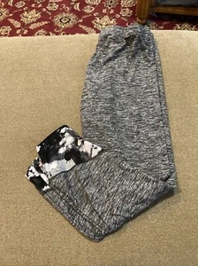 No Boundaries Women Soft Legging High Rise Black Grey Juniors Cropped M 7-9 (AH) - Picture 1 of 4