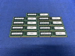 Lot of 10 Samsung 8GB 2Rx4 PC3L-10600R-09-10-E1-D2 M393B1K70CH0-YH9 (80GB Total) - Picture 1 of 17