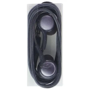 Cuffie stereo intrecciate universali 3,5 mm con microfono/telecomando - grigio scuro - Foto 1 di 2