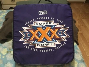 SUPER BOWL XXX (30) SEAT CUSHION,DALLAS COWBOYS,TROY AIKMAN,JERRY JONES/FREE PH - Picture 1 of 7