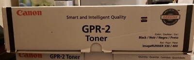 Genuine Canon GPR 2 Black Toner Cartridge For imageRUNNER 330/400 1389A004[AA] - Image 1 of 2