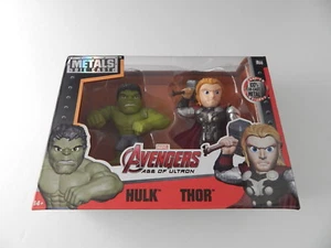 Jada Metals Die Cast Marvel 4" Movie Figure Collection Hulk Thor 2 Pack - Picture 1 of 11