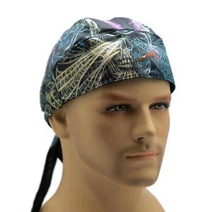 Headwrap DANBANNA PLATINUM Lucky Man Du Rag Doo Rag Skull Cap Bandana - Picture 1 of 4