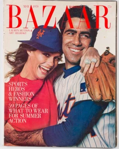 LAUREN HUTTON Art Shamsky ARTHUR ASHE Harper's Bazaar May 1970 Mark Spitz RIZZO - Picture 1 of 23