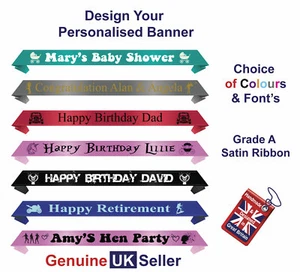 Junggesellinnenabschied Banner / Junggesellinnenabschied Braut zu sein Satinband personalisiert Banner  - Bild 1 von 19