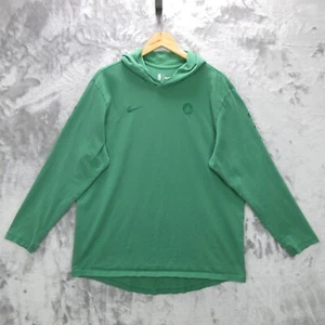 Boston Celtic Nike Hoodie Men's Extra Large Green Embroidered Logo Lightweight - Picture 1 of 23