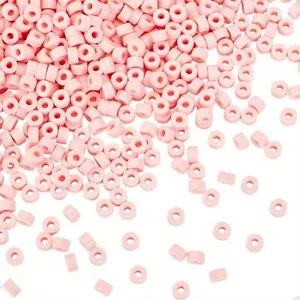 1Box 100Pcs Plastic Sleeve Ring Flat Round for Nail Polisher Machine Pink - Picture 1 of 6