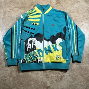 Chaqueta de Pista Vintage Akademiks Aop Graffiti Y2k Hip Hop Patinador Talla XL - Imagen 1 de 7