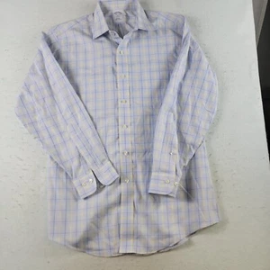 Brooks Brothers 346 HERRENHEMD ZUM KNÖPFEN GRÖSSE 15,5 MEHRFARBIG KARIERT BÜGELFREI - Bild 1 von 6