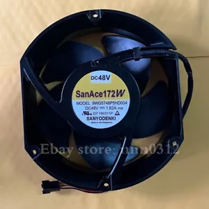 Sanyo 9WG5748P5HD004 17251 48V 1.62A IP68 waterproof inverter fan #F - Picture 1 of 3