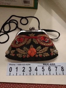 KATE LANDRY Prom Evening Purse Floral Pocketbook Bag Clutch - Picture 1 of 3