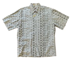 CAMPIA MODA Mens 100% Cotton Printed HAWAIIAN SHIRT size large - Picture 1 of 3