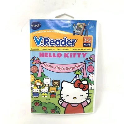 VTech V.Reader Hello Kitty's Surprise Interactive Reading Games 3-5 Years New - Image 1 of 2
