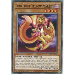 Lunalight Yellow Marten Yu-Gi-Oh! LDS2-EN128 1st Common - Picture 1 of 1