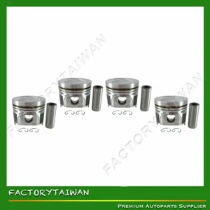 Piston Set Oversize 78mm (+0.50mm) for Kubota V1505-T (100% Taiwan Made) x 4PCS - Picture 1 of 7