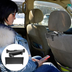 1Pc Car Seat Headrest Phone Holder Car Stretchable Tablet Bracket (With Clip) - Afbeelding 1 van 12