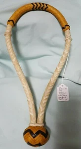 Rohhaut (helle Farbe) Bosal (1/2" Durchmesser, 8 Zopf) - wählen Sie aus 4 Farben - Bild 1 von 3