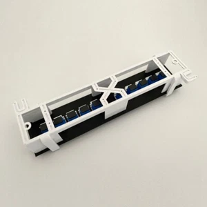 10 Port Straight-Through SC Optical Fiber Patch Panel RJ45 Cable Adapter - Afbeelding 1 van 8