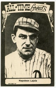 1973-80 TCMA All-Time Greats Postcard - Napoleon Lajoie Philadelphia Athletics - Picture 1 of 2