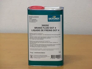Motorex Brake Fluid DOT4 1 Liter Bremsflüssigkeit für Bikes - Picture 1 of 1