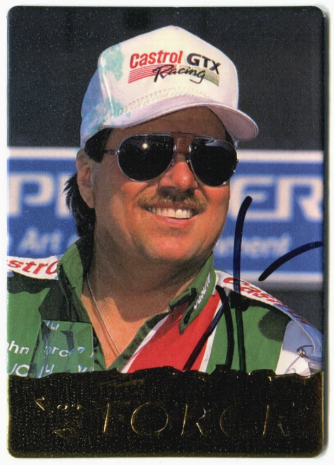 John Force Action Packed NHRA Authentic Hand Signed Autographed Card - Image 1 of 1