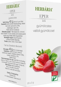Premium Real Fruit Strawberry Flavoured Tea with Natural Herbals - 20 Teabags - Picture 1 of 2