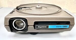 Vintage Keystone Gravity 1300 Slide Projector In Box And Carousel