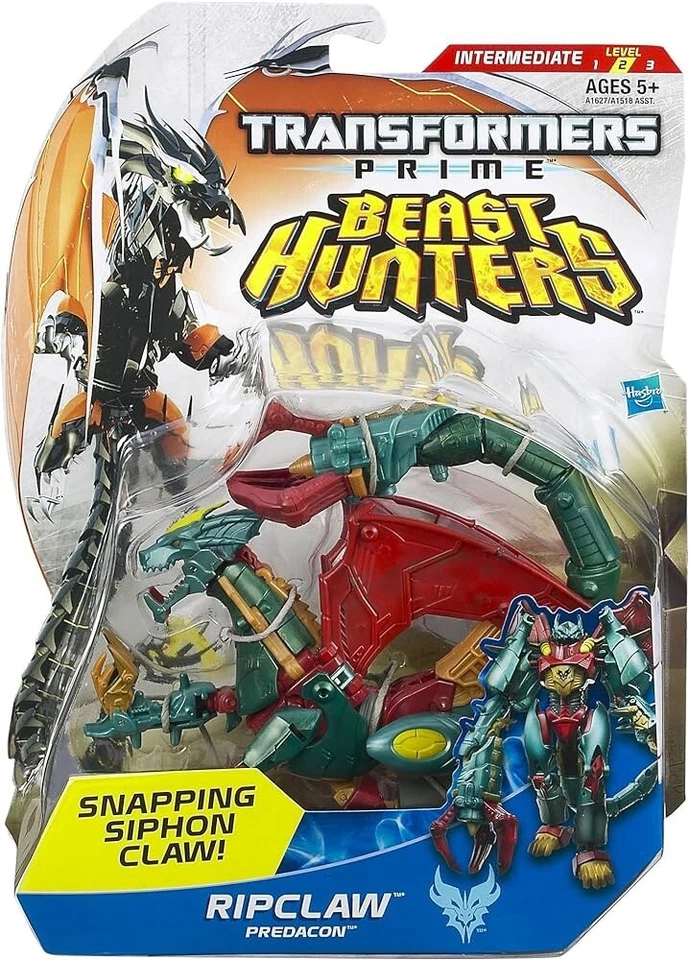 Transformers Beast Hunters Deluxe Class Ripclaw Figure 5 Inches